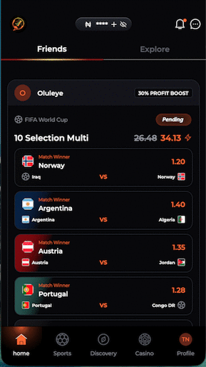 Real-time social feed