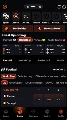 Trivelta sportsbook - native app with Bet Builder and live odds