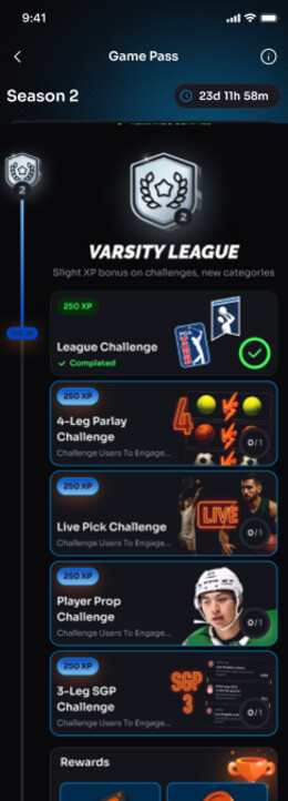 Varsity league themed to your brand
