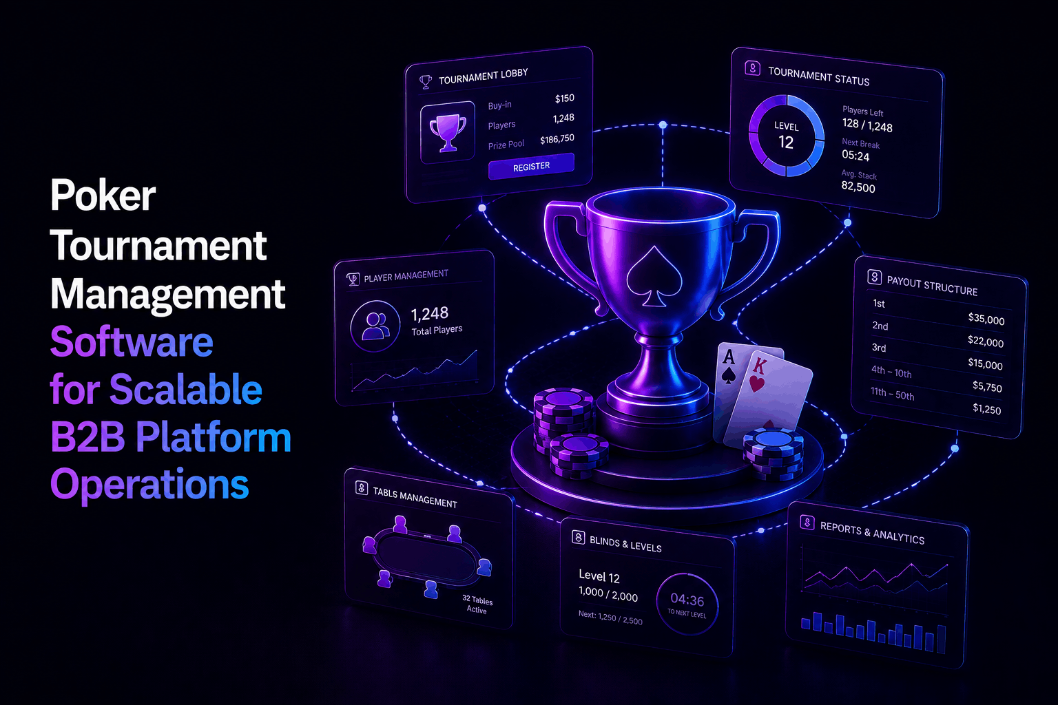 Poker Tournament Management Software for Scalable B2B Platform Operations